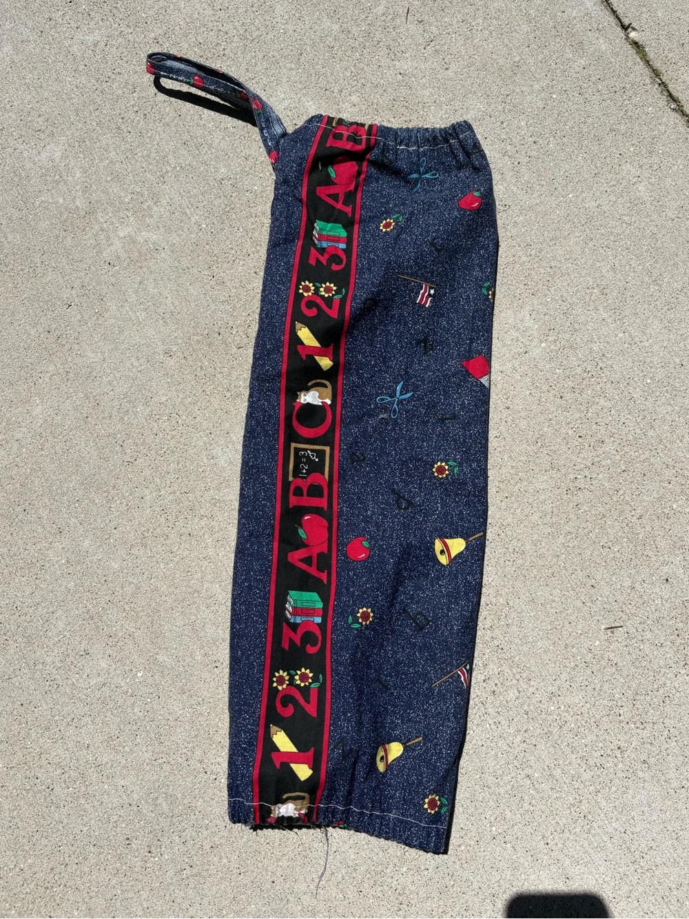 TEACHER PATTERN PLASTIC BAG HOLDER